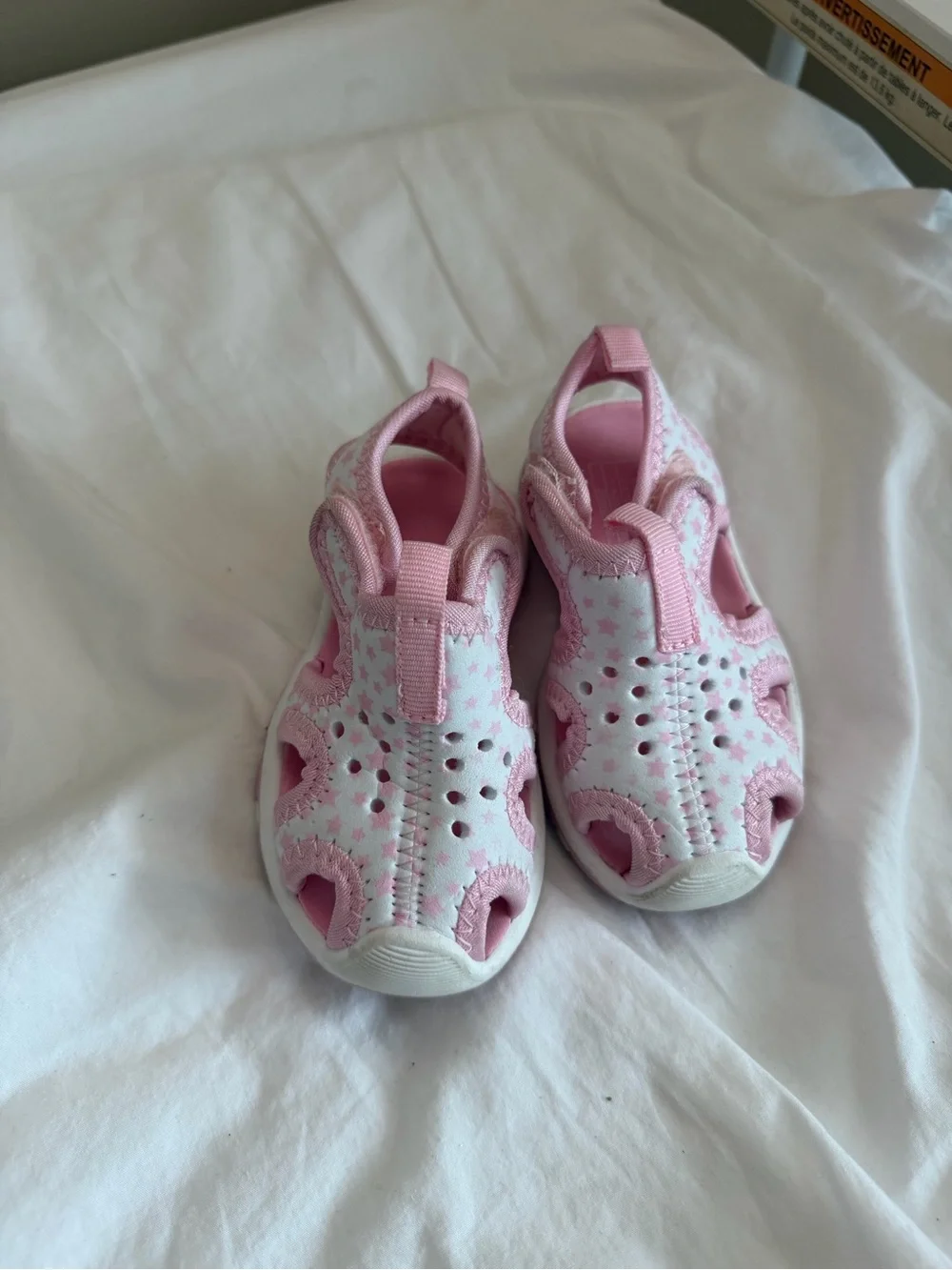 Kids Pink Star Water-Friendly Sandal Sneakers